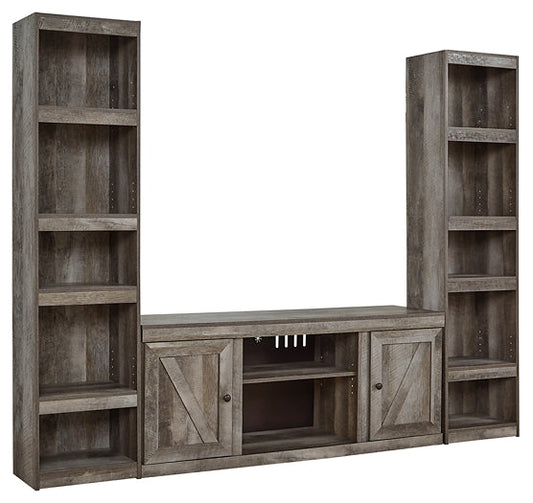 Ashley Express - Wynnlow 3-Piece Entertainment Center at Towne & Country Furniture (AL) furniture, home furniture, home decor, sofa, bedding