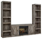 Ashley Express - Wynnlow 3-Piece Entertainment Center with Electric Fireplace at Towne & Country Furniture (AL) furniture, home furniture, home decor, sofa, bedding