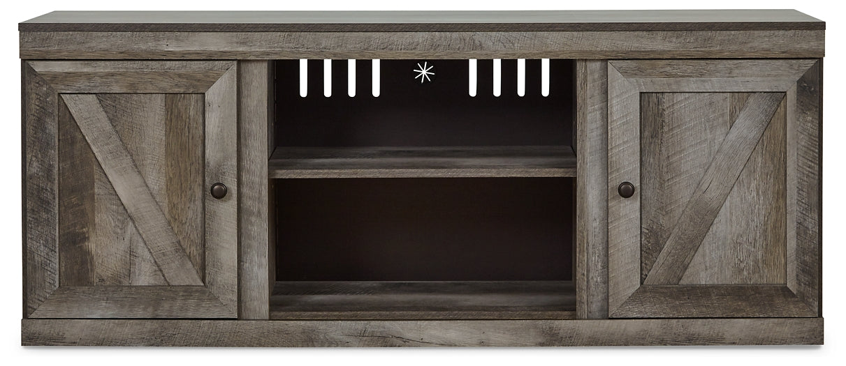 Ashley Express - Wynnlow LG TV Stand w/Fireplace Option at Towne & Country Furniture (AL) furniture, home furniture, home decor, sofa, bedding