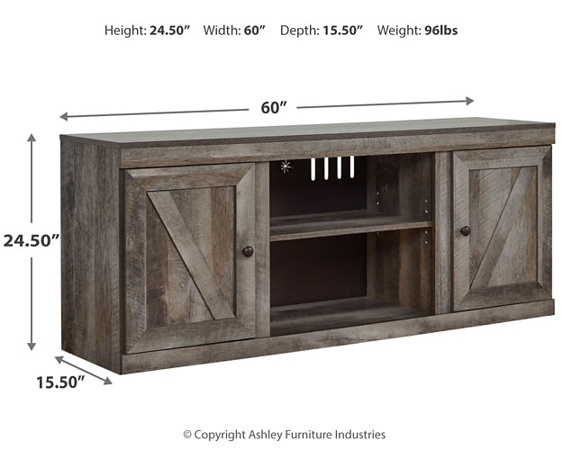 Ashley Express - Wynnlow LG TV Stand w/Fireplace Option at Towne & Country Furniture (AL) furniture, home furniture, home decor, sofa, bedding