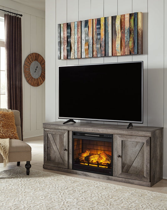 Ashley Express - Wynnlow TV Stand with Electric Fireplace at Towne & Country Furniture (AL) furniture, home furniture, home decor, sofa, bedding
