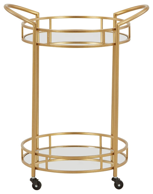 Ashley Express - Wynora Bar Cart at Towne & Country Furniture (AL) furniture, home furniture, home decor, sofa, bedding