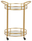 Ashley Express - Wynora Bar Cart at Towne & Country Furniture (AL) furniture, home furniture, home decor, sofa, bedding