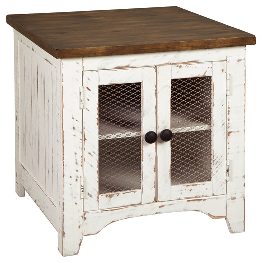 Ashley Express - Wystfield Rectangular End Table at Towne & Country Furniture (AL) furniture, home furniture, home decor, sofa, bedding