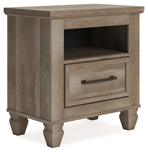 Ashley Express - Yarbeck One Drawer Night Stand at Towne & Country Furniture (AL) furniture, home furniture, home decor, sofa, bedding