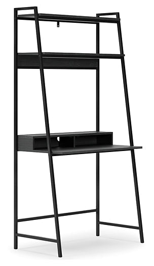 Ashley Express - Yarlow Home Office Desk and Shelf at Towne & Country Furniture (AL) furniture, home furniture, home decor, sofa, bedding