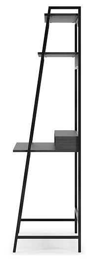 Ashley Express - Yarlow Home Office Desk and Shelf at Towne & Country Furniture (AL) furniture, home furniture, home decor, sofa, bedding
