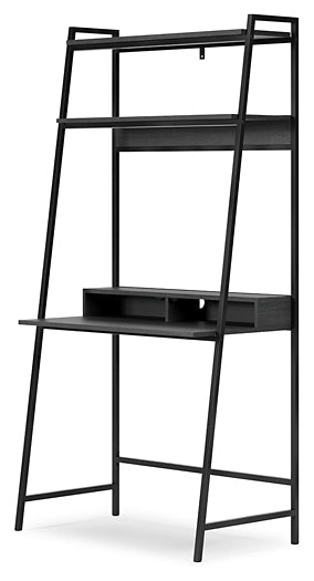 Ashley Express - Yarlow Home Office Desk and Shelf at Towne & Country Furniture (AL) furniture, home furniture, home decor, sofa, bedding