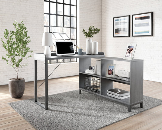 Ashley Express - Yarlow L-Desk at Towne & Country Furniture (AL) furniture, home furniture, home decor, sofa, bedding
