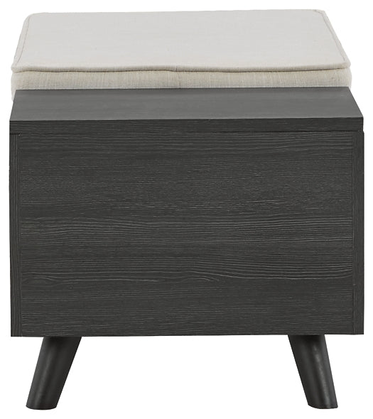 Ashley Express - Yarlow Storage Bench at Towne & Country Furniture (AL) furniture, home furniture, home decor, sofa, bedding