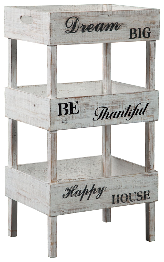 Ashley Express - Yulton Storage Shelf at Towne & Country Furniture (AL) furniture, home furniture, home decor, sofa, bedding