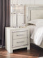 Ashley Express - Zyniden Two Drawer Night Stand at Towne & Country Furniture (AL) furniture, home furniture, home decor, sofa, bedding