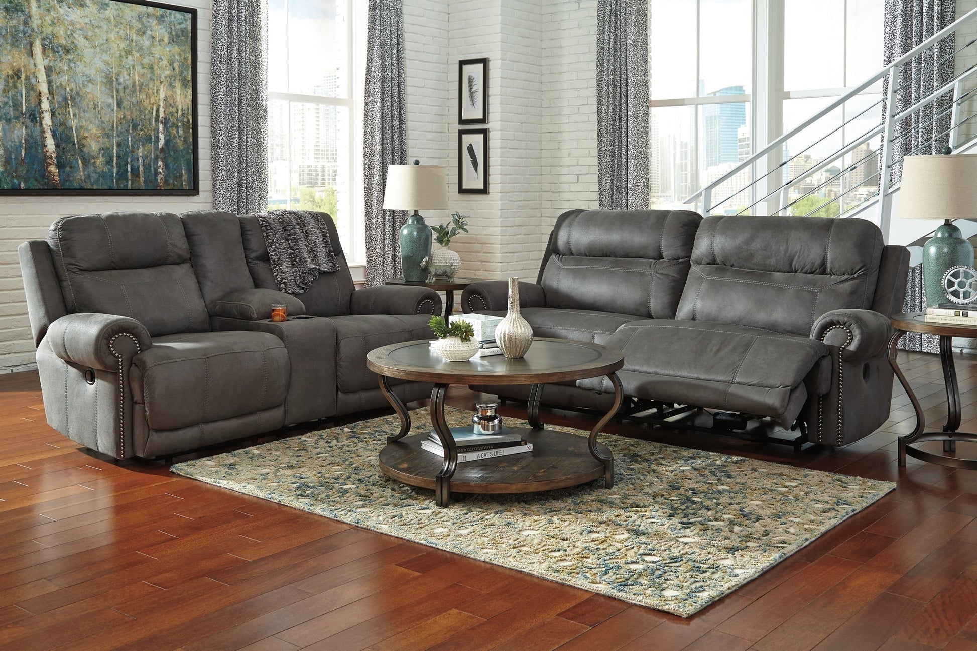 Austere DBL Rec Loveseat w/Console at Towne & Country Furniture (AL) furniture, home furniture, home decor, sofa, bedding