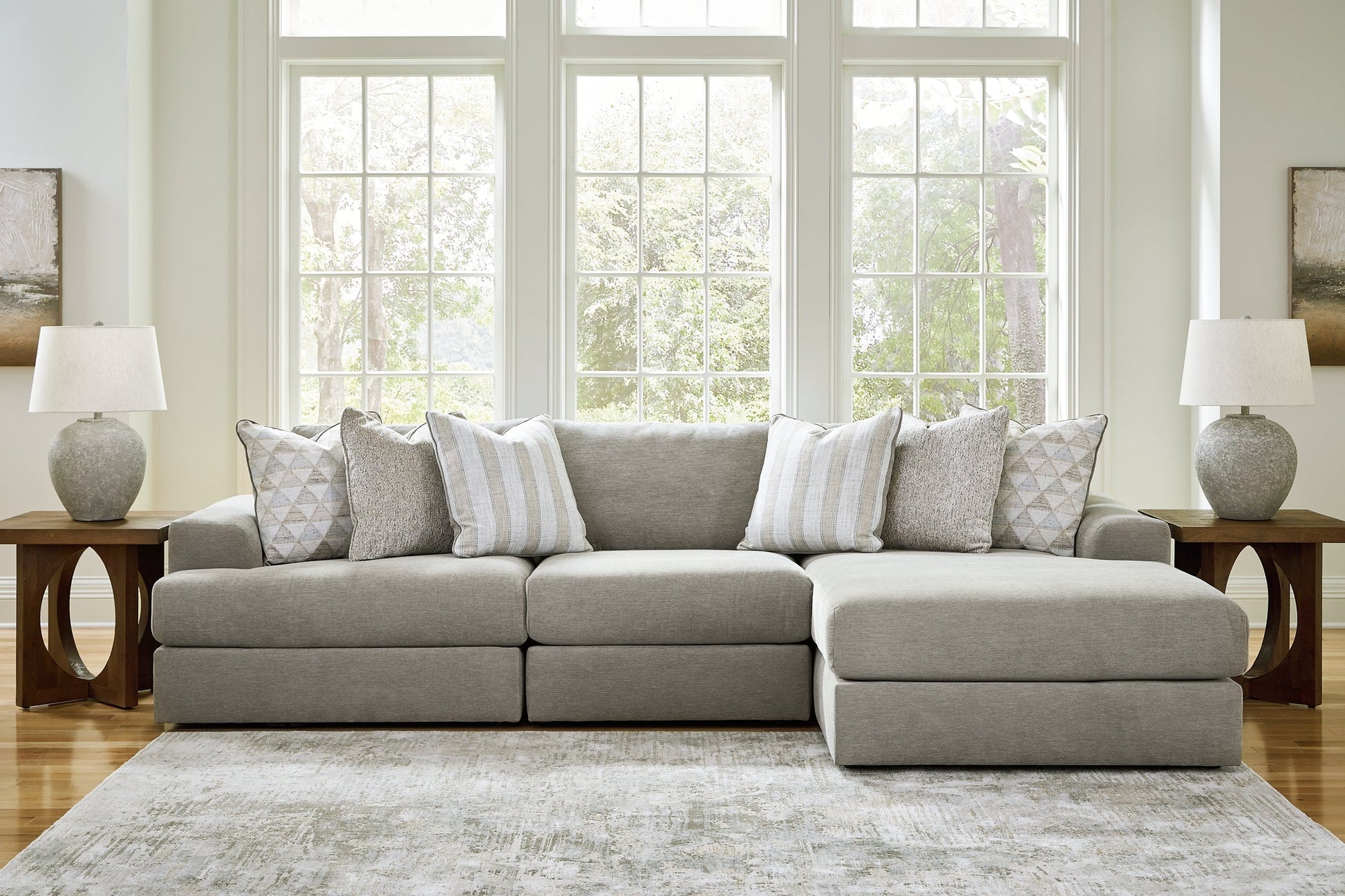 Avaliyah 3-Piece Sectional with Ottoman at Towne & Country Furniture (AL) furniture, home furniture, home decor, sofa, bedding