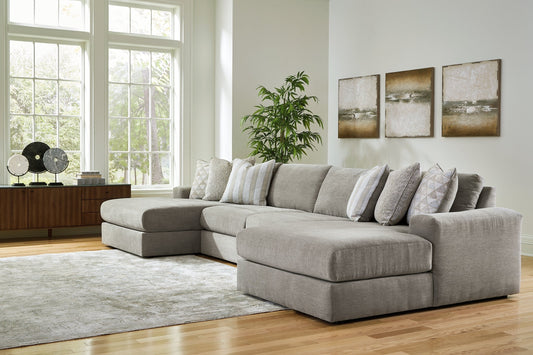Avaliyah 4-Piece Double Chaise Sectional at Towne & Country Furniture (AL) furniture, home furniture, home decor, sofa, bedding