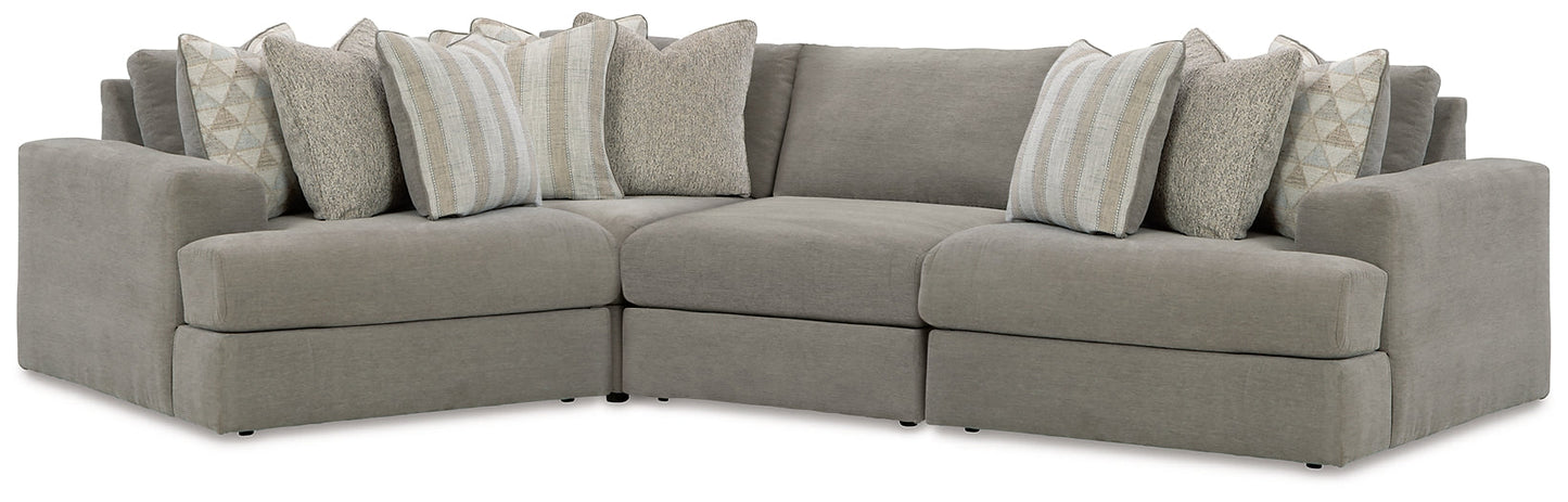 Avaliyah 4-Piece Sectional with Ottoman at Towne & Country Furniture (AL) furniture, home furniture, home decor, sofa, bedding