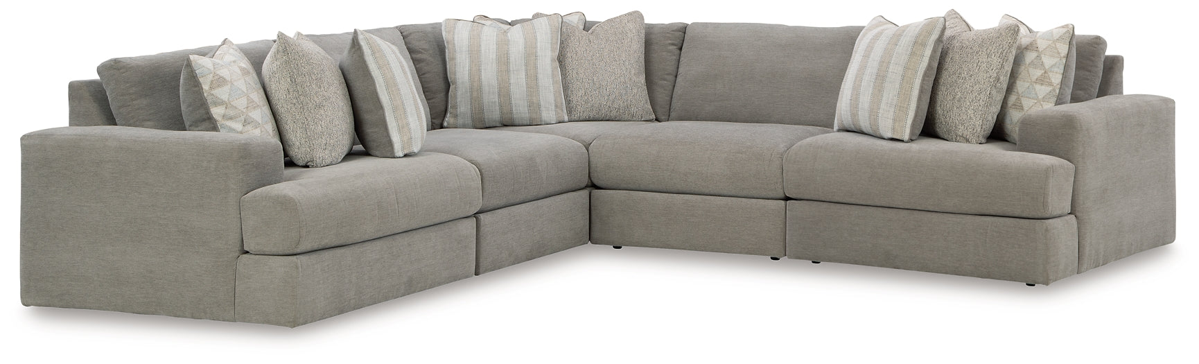 Avaliyah 5-Piece Sectional with Ottoman at Towne & Country Furniture (AL) furniture, home furniture, home decor, sofa, bedding