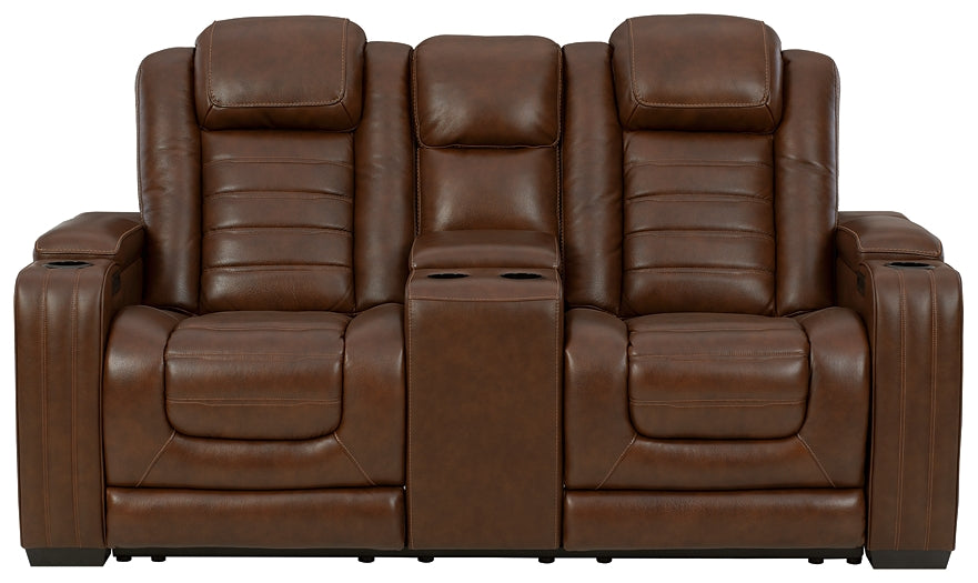 Backtrack PWR REC Loveseat/CON/ADJ HDRST at Towne & Country Furniture (AL) furniture, home furniture, home decor, sofa, bedding