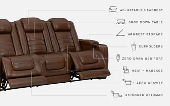 Backtrack PWR REC Sofa with ADJ Headrest at Towne & Country Furniture (AL) furniture, home furniture, home decor, sofa, bedding