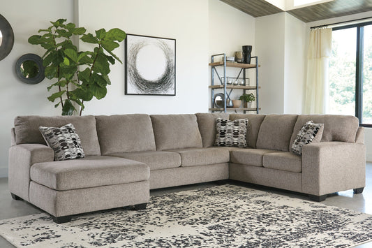 Ballinasloe 3-Piece Sectional with Chaise at Towne & Country Furniture (AL) furniture, home furniture, home decor, sofa, bedding
