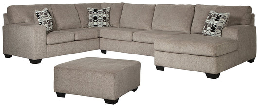Ballinasloe 3-Piece Sectional with Ottoman at Towne & Country Furniture (AL) furniture, home furniture, home decor, sofa, bedding