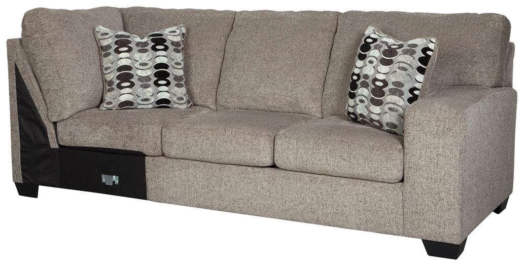 Ballinasloe 3-Piece Sectional with Ottoman at Towne & Country Furniture (AL) furniture, home furniture, home decor, sofa, bedding