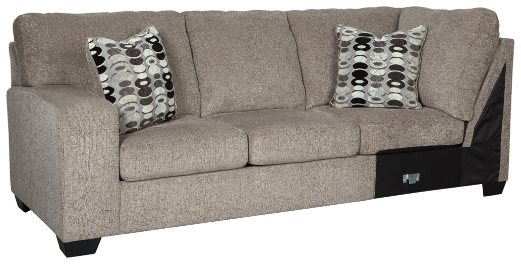 Ballinasloe 3-Piece Sectional with Ottoman at Towne & Country Furniture (AL) furniture, home furniture, home decor, sofa, bedding