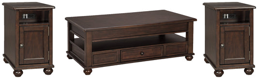 Barilanni Coffee Table with 2 End Tables at Towne & Country Furniture (AL) furniture, home furniture, home decor, sofa, bedding