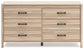 Battelle Six Drawer Dresser at Towne & Country Furniture (AL) furniture, home furniture, home decor, sofa, bedding