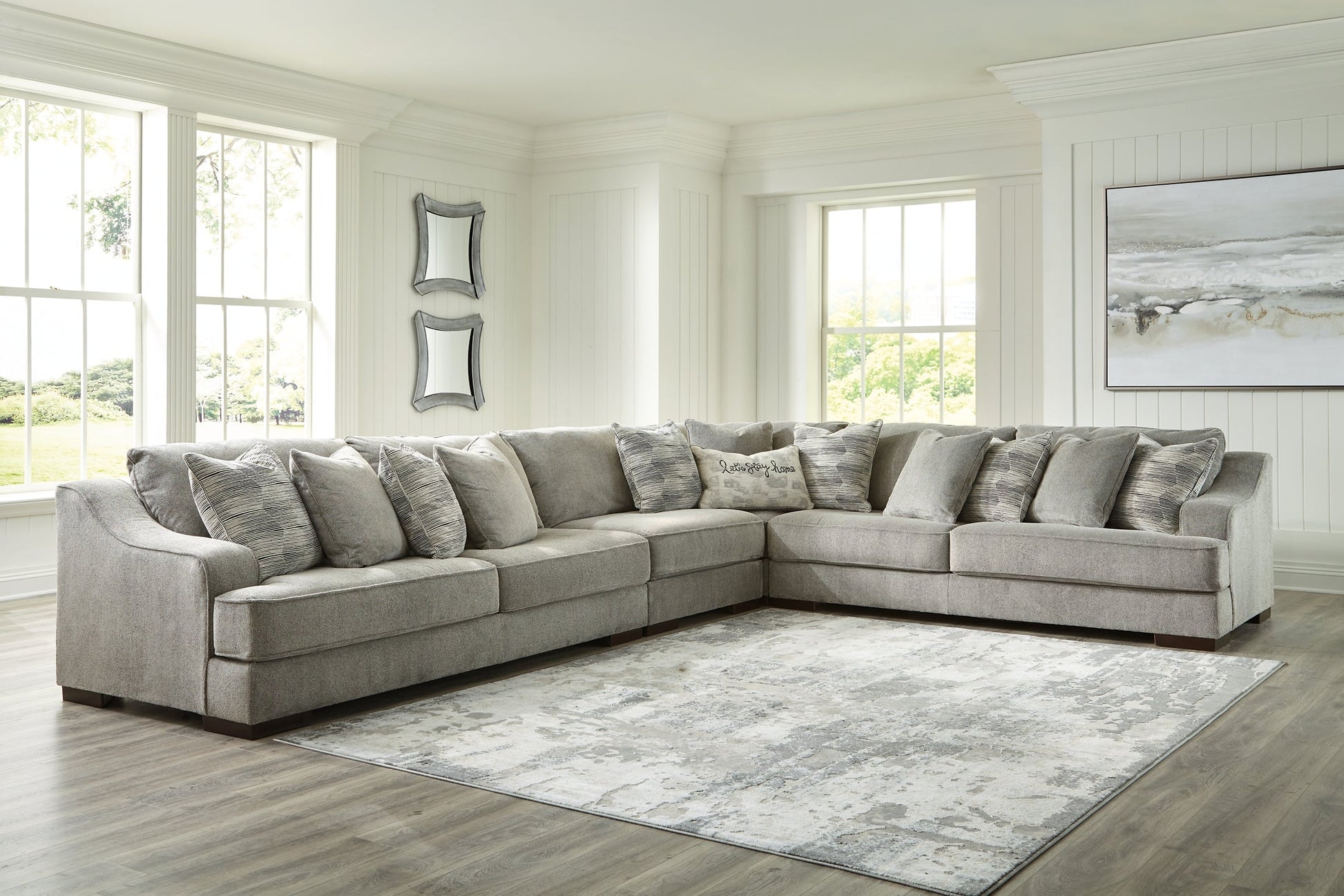 Bayless 4-Piece Sectional with Ottoman at Towne & Country Furniture (AL) furniture, home furniture, home decor, sofa, bedding