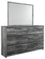 Baystorm Full Panel Bed with Mirrored Dresser and Nightstand at Towne & Country Furniture (AL) furniture, home furniture, home decor, sofa, bedding
