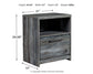 Baystorm Queen Panel Bed with 2 Storage Drawers with Mirrored Dresser and Nightstand at Towne & Country Furniture (AL) furniture, home furniture, home decor, sofa, bedding