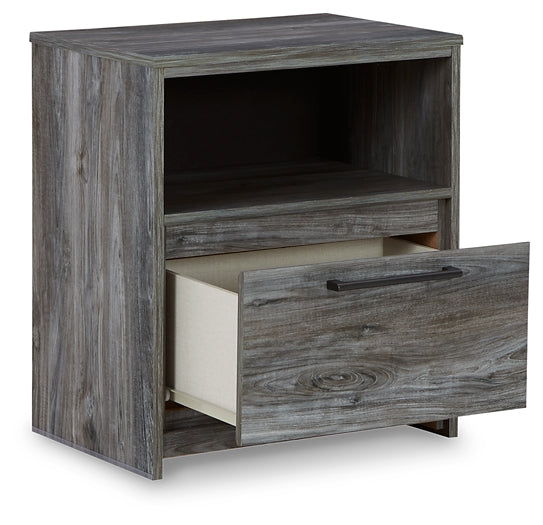 Baystorm Queen Panel Bed with 2 Storage Drawers with Mirrored Dresser and Nightstand at Towne & Country Furniture (AL) furniture, home furniture, home decor, sofa, bedding