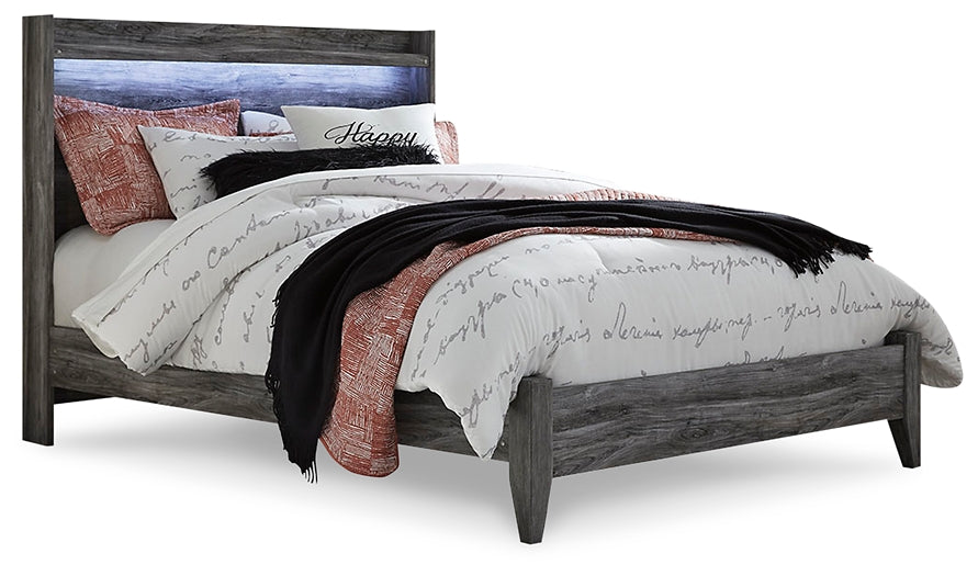 Baystorm Queen Panel Bed with Mirrored Dresser and Nightstand at Towne & Country Furniture (AL) furniture, home furniture, home decor, sofa, bedding