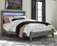 Baystorm Queen Panel Bed with Mirrored Dresser and Nightstand at Towne & Country Furniture (AL) furniture, home furniture, home decor, sofa, bedding