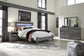 Baystorm Queen Panel Bed with Mirrored Dresser and Nightstand at Towne & Country Furniture (AL) furniture, home furniture, home decor, sofa, bedding