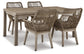 Beach Front Outdoor Dining Table and 4 Chairs at Towne & Country Furniture (AL) furniture, home furniture, home decor, sofa, bedding