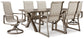Beach Front Outdoor Dining Table and 6 Chairs at Towne & Country Furniture (AL) furniture, home furniture, home decor, sofa, bedding