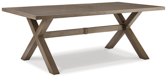 Beach Front RECT Dining Table w/UMB OPT at Towne & Country Furniture (AL) furniture, home furniture, home decor, sofa, bedding