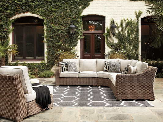 Beachcroft 5-Piece Outdoor Seating Set at Towne & Country Furniture (AL) furniture, home furniture, home decor, sofa, bedding