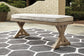 Beachcroft Outdoor Dining Table and 2 Chairs and 2 Benches at Towne & Country Furniture (AL) furniture, home furniture, home decor, sofa, bedding