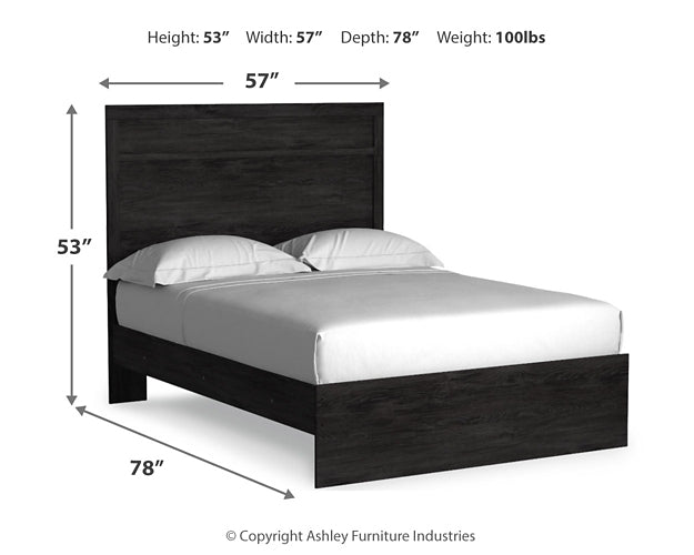 Belachime Full Panel Bed with Mirrored Dresser at Towne & Country Furniture (AL) furniture, home furniture, home decor, sofa, bedding