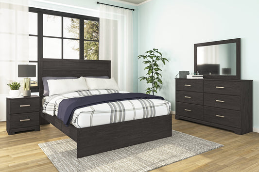 Belachime Queen Panel Bed with Mirrored Dresser and Nightstand at Towne & Country Furniture (AL) furniture, home furniture, home decor, sofa, bedding