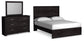 Belachime Queen Panel Bed with Mirrored Dresser at Towne & Country Furniture (AL) furniture, home furniture, home decor, sofa, bedding