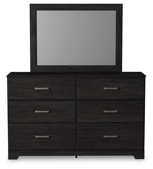 Belachime Twin Panel Bed with Mirrored Dresser, Chest and Nightstand at Towne & Country Furniture (AL) furniture, home furniture, home decor, sofa, bedding