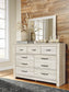 Bellaby Dresser and Mirror at Towne & Country Furniture (AL) furniture, home furniture, home decor, sofa, bedding