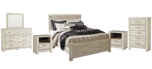 Bellaby  Panel Bed With Mirrored Dresser, Chest And 2 Nightstands at Towne & Country Furniture (AL) furniture, home furniture, home decor, sofa, bedding