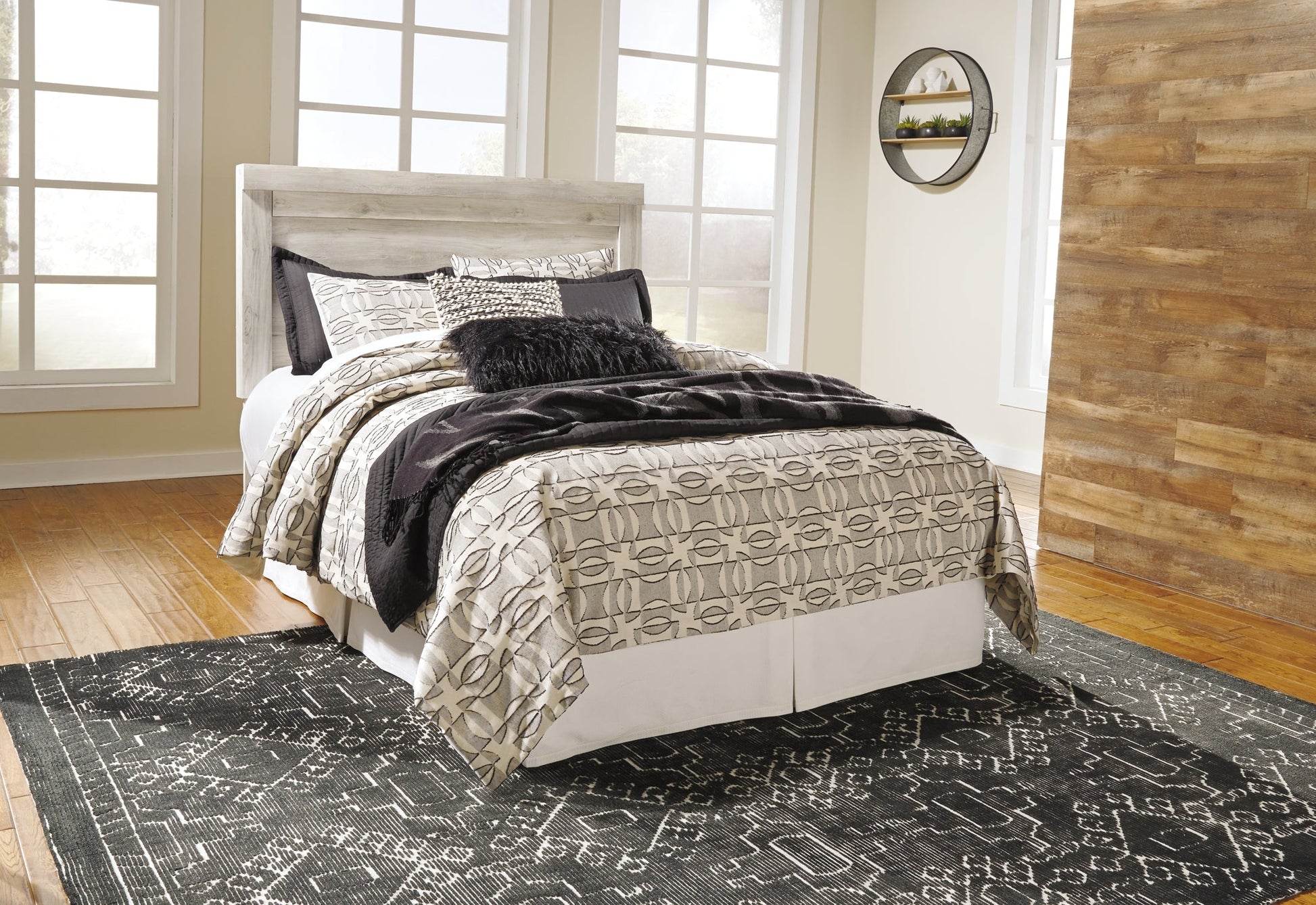 Bellaby  Panel Headboard With Dresser at Towne & Country Furniture (AL) furniture, home furniture, home decor, sofa, bedding