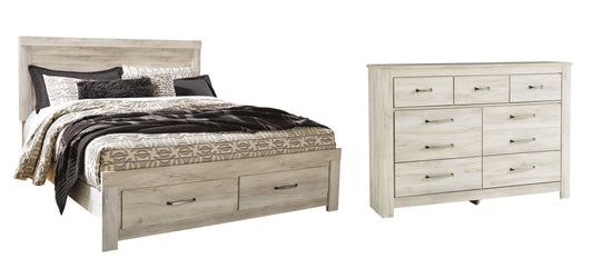 Bellaby  Platform Bed With 2 Storage Drawers With Dresser at Towne & Country Furniture (AL) furniture, home furniture, home decor, sofa, bedding