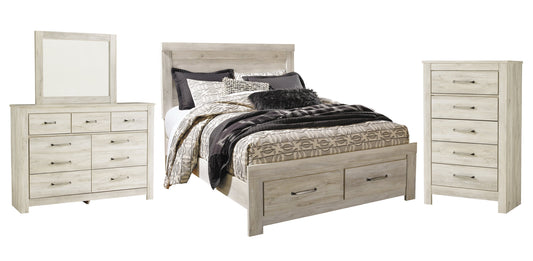 Bellaby  Platform Bed With 2 Storage Drawers With Mirrored Dresser And Chest at Towne & Country Furniture (AL) furniture, home furniture, home decor, sofa, bedding